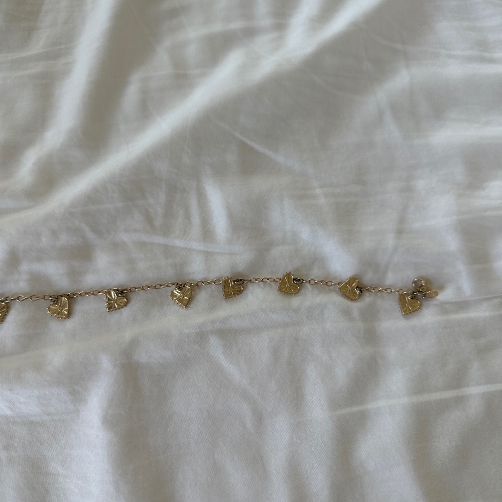 Marlo Laz Agape 14k gold ankle bracelet